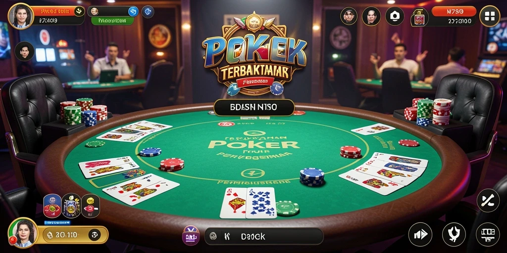 Tampilan menarik dari gameplay Poker di 2739.