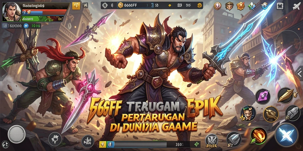 Tangkapan layar gameplay yang menegangkan dari 666FF.