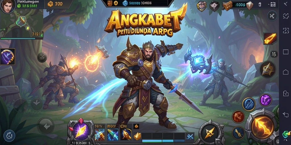 Tampilan gameplay seru di dunia ARPG ANGKABET.