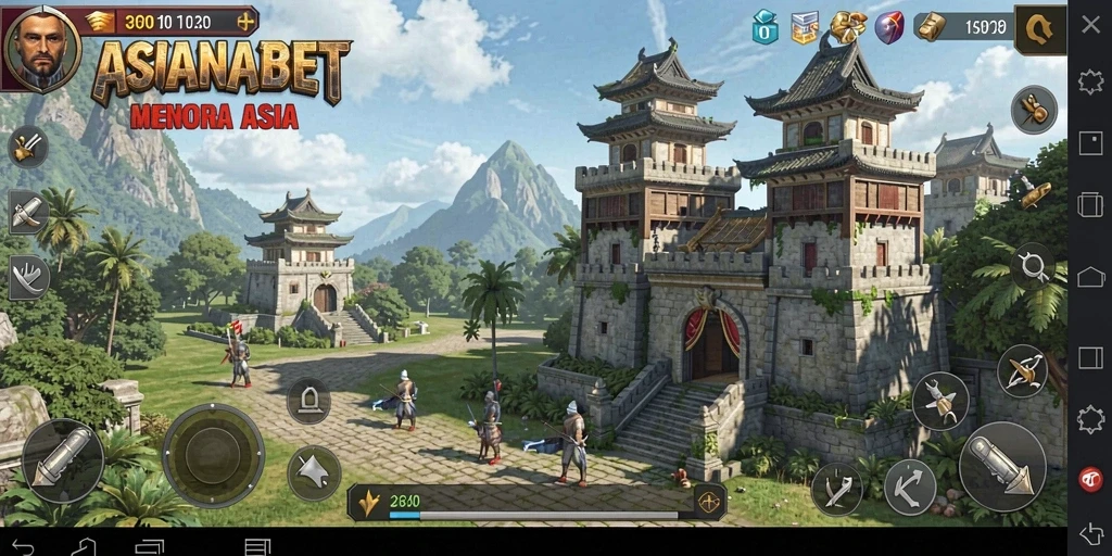 Tampilan menakjubkan dari pertarungan menara di ASIANABET.