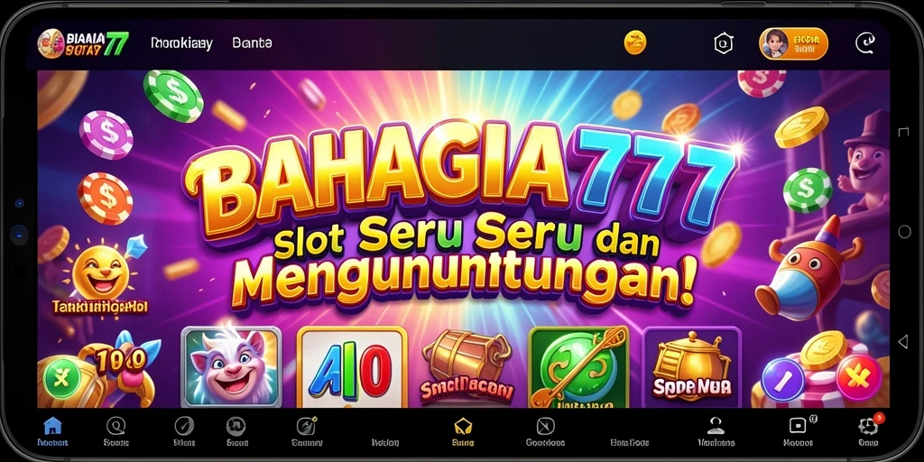Tampilan menarik dari gameplay Slot BAHAGIA777 yang mengasyikkan.