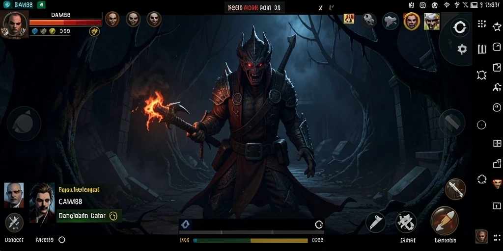 Tampilan gameplay <strong>DAM88</strong> yang memukau dengan suasana Horror.