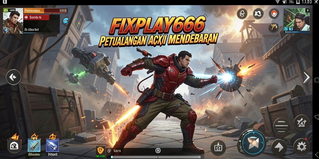 Gameplay action menegangkan di FIXPLAY666 yang penuh warna.