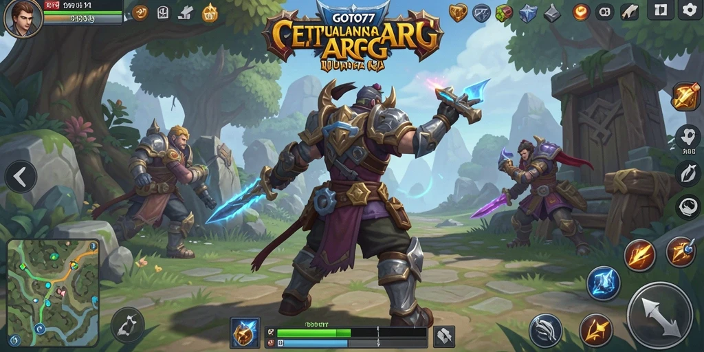 Tangkapan layar menunjukkan aksi seru dalam pertarungan ARPG.