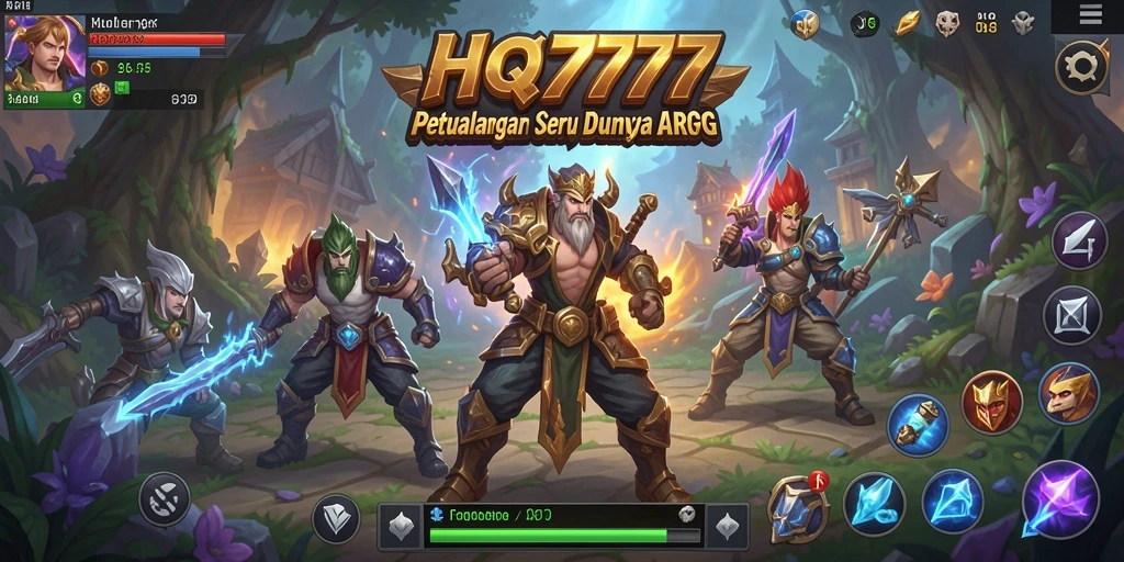 Tampilan terjun ke dalam aksi ARPG yang menegangkan.
