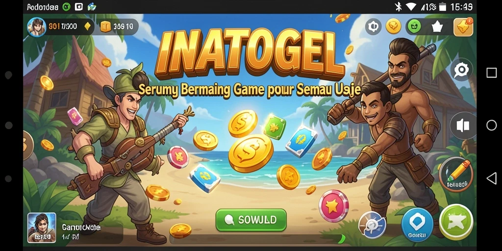 Screenshot gameplay INATOGEL yang menampilkan keseruan permainan.