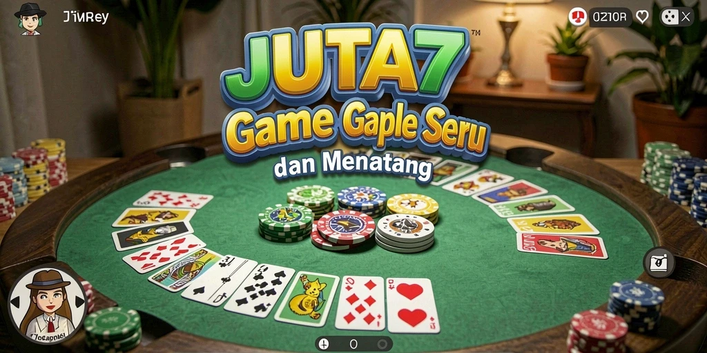 Tampilan gameplay seru dan interaktif dalam JUTA7.
