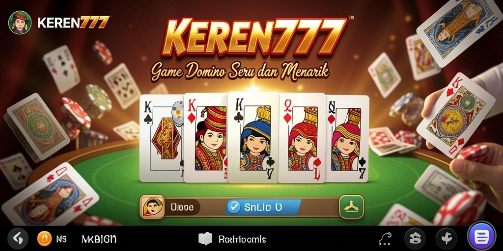 Tampilan gameplay Domino yang seru dan memikat.