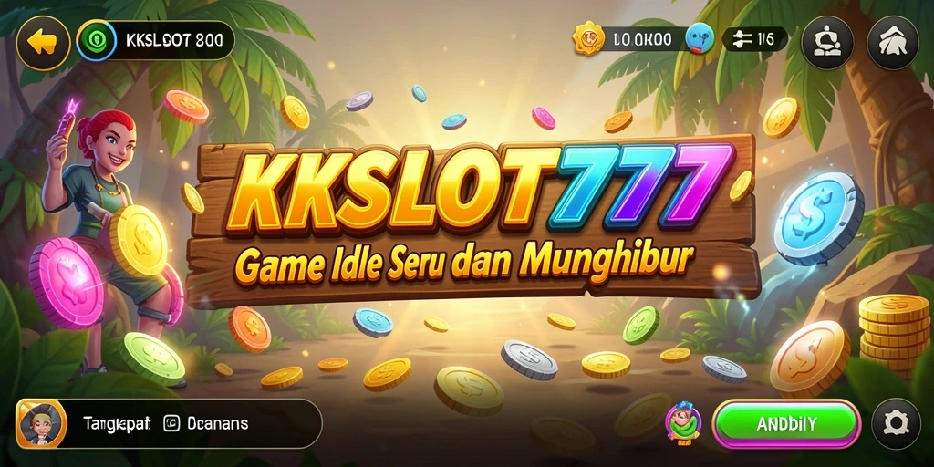 Screenshot KKSLOT777 menampilkan gameplay Idle yang menarik dan interaktif.
