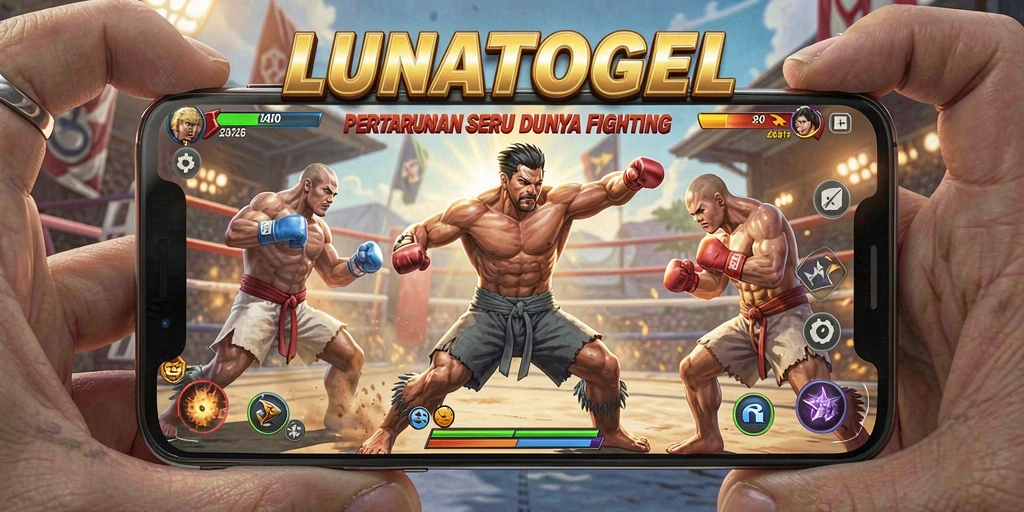 Tangkapan layar gameplay LUNATOGEL dengan aksi pertarungan seru.