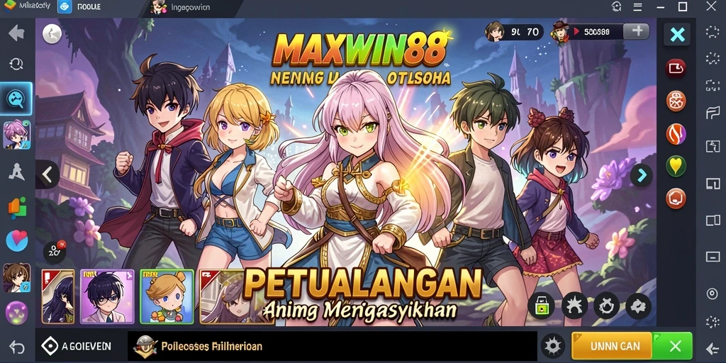 Menampilkan gameplay seru dan karakter Anime yang menarik