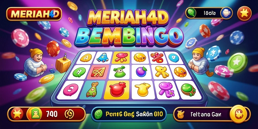 Screenshot gameplay MERIAH4D menunjukkan keseruan saat bermain Bingo.