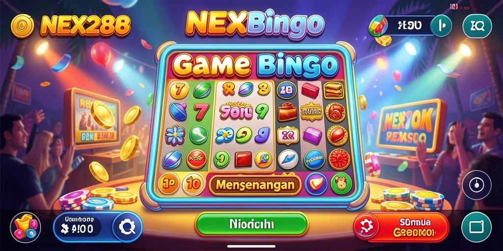Gameplay seru NEX288 dengan tampilan Bingo yang menarik.
