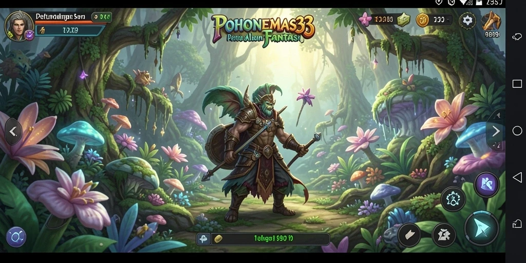 Tampilan gameplay seru dari POHONEMAS33 dalam perjalanan petualangan.