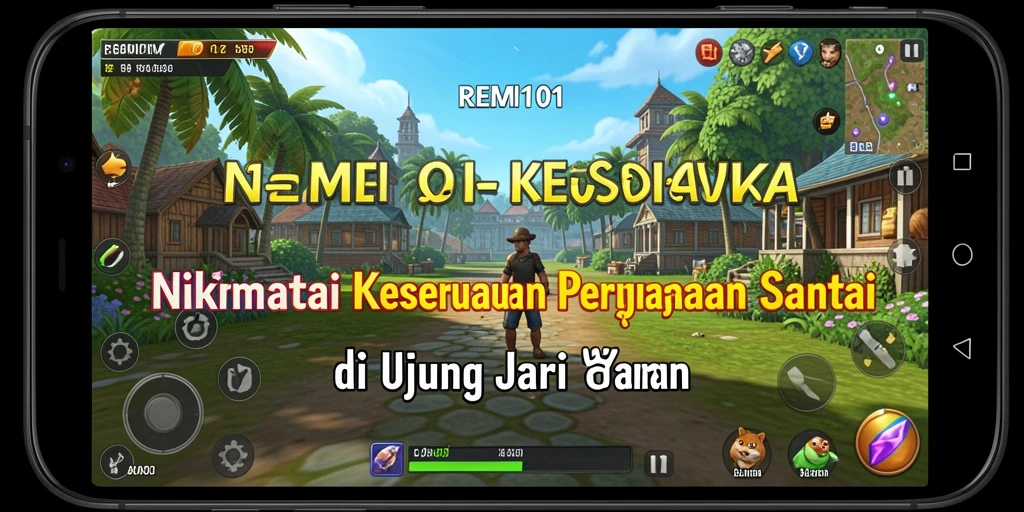 Tampilan gameplay menarik dan menyenangkan dari REMI101.