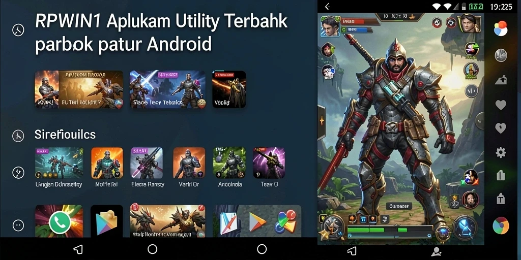 Tampilan utama RPWIN1 menampilkan fitur utility yang canggih.