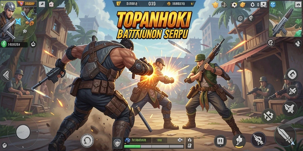 Tampilan aksi seru dari gameplay <strong>TOPANHOKI</strong> yang penuh strategi.