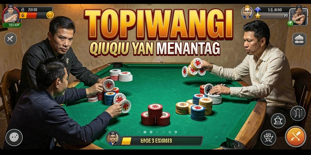 Screenshot gameplay QiuQiu dari aplikasi TOPIWANGI yang seru.